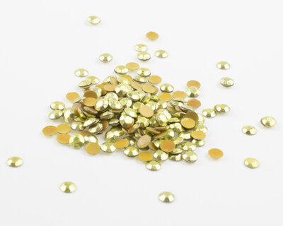 Hotfix Rhinestuds SS 10 Kleur Geel (ca. 1450 stuks)