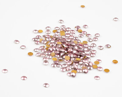 Hotfix Rhinestuds SS 10 Kleur Roze (ca. 1450 stuks)