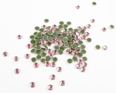 Hotfix Trim SS 16 Kleur Rose in Silver cup (per 144 stuks)