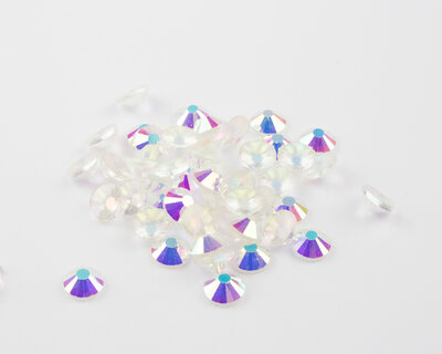 Crystal AB Transparant SS 34 Superior Glamour Hotfix steentjes per 36 stuks (0,25 gross)