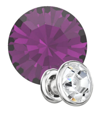Preciosa Rivets silver - Amethyst 20050 (SS29)