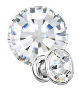 Preciosa Rivets silver - Crystal 00030 (SS29)