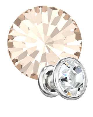 Preciosa Rivets silver - Gold Quartz 00530 (SS34)