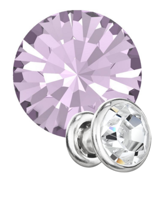 Preciosa Rivets silver - Light Amethyst 20020 (SS18)