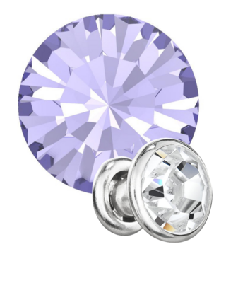 Preciosa Rivets silver - Tanzanite 20410 (SS18)