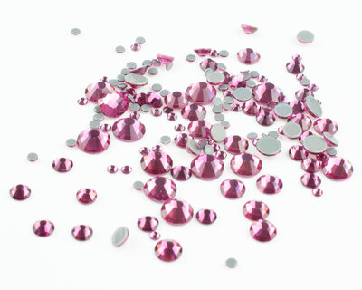 Fuchsia SS 12 Superior Glamour Hotfix steentjes per 144 stuks (1 gross)