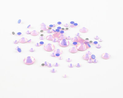 Pink Opal SS 12 Superior Glamour Hotfix steentjes per 144 stuks (1 gross)
