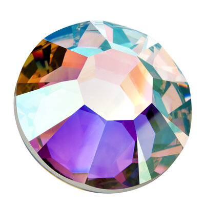 Crystal AB HFP 00030 (SS16) - Preciosa hotfix steentjes Chaton Rose Maxima  Pure (per 144 stuks)  transparant