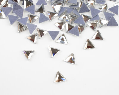 Driehoekje 7 mm Crystal Hotfix Rhinestones Figuren Superior (1063)CR