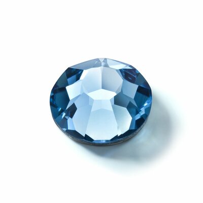 Malibu Blue HF 60120 (SS20) - Preciosa hotfix steentjes Chaton Rose Maxima per 144 stuks (1 gross)