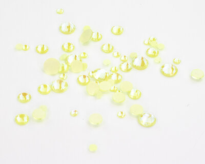 Neon Glitter Yellow SS 12 Superior Glamour Hotfix steentjes per 144 stuks (1 gross)