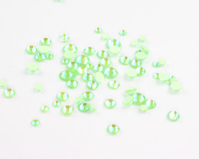 Neon Glitter Green SS 30 Superior Glamour Hotfix steentjes per 36 stuks (0,25 gross)