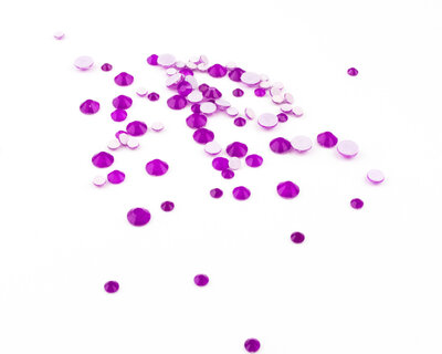 Dark Magenta SS 12 Superior Glamour Hotfix steentjes per 144 stuks (1 gross)