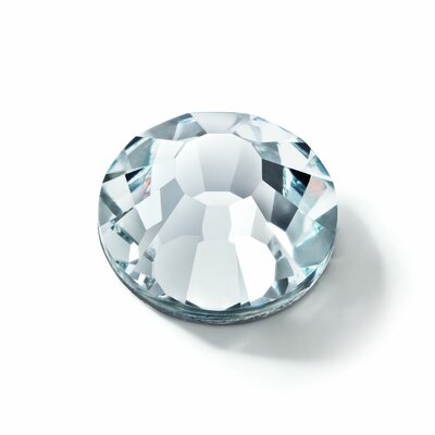 Silver Aquamarine HF 60001 (SS16) - Preciosa hotfix steentjes Chaton Rose Maxima per 144 stuks (1 gross)