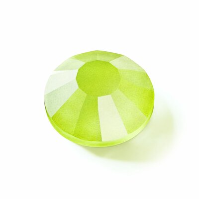 Crystal Neon Yellow HF 00030 (SS30) - Preciosa hotfix steentjes Chaton Rose Maxima (Neon Glow in the Dark) per 36 stuks (0,25 gross)