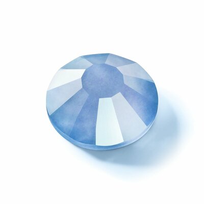 Crystal Neon Blue HF (SS10) - Preciosa hotfix steentjes Chaton Rose Maxima (Neon Glow in the Dark) per 144 stuks (1 gross)