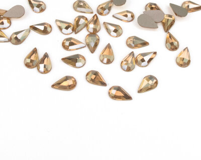 Druppel 5x8 mm Shadow Non hotfix Rhinestones figuren Superior Glamour (5009)SHA