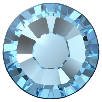 Aquamarine (202) SS6 - Swarovski Xilion Rose 2038 Hotfix Flatback per 144 stuks