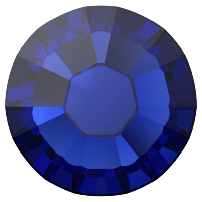 Cobalt (369) SS8 - Swarovski Xilion Rose 2038 Hotfix Flatback per 144 stuks
