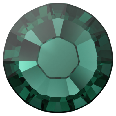 Emerald (205) SS8 - Swarovski Xilion Rose 2038 Hotfix Flatback per 144 stuks