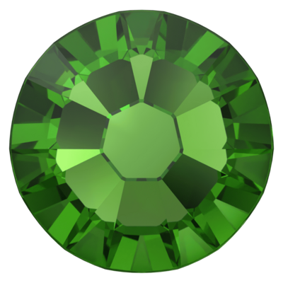 Fern Green (291) SS10 - Swarovski Xilion Rose 2038 Hotfix Flatback per 144 stuks