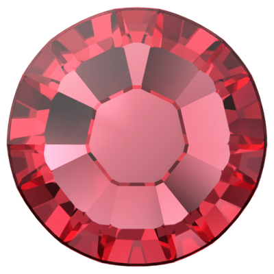 Indian Pink (289) SS8 - Swarovski Xilion Rose 2038 Hotfix Flatback per 144 stuks