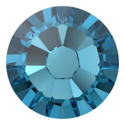 Indicolite (379) SS8 - Swarovski Xilion Rose 2038 Hotfix Flatback per 144 stuks