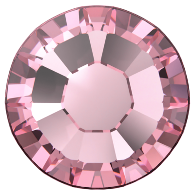 Light Rose (223) SS8 - Swarovski Xilion Rose 2038 Hotfix Flatback per 144 stuks