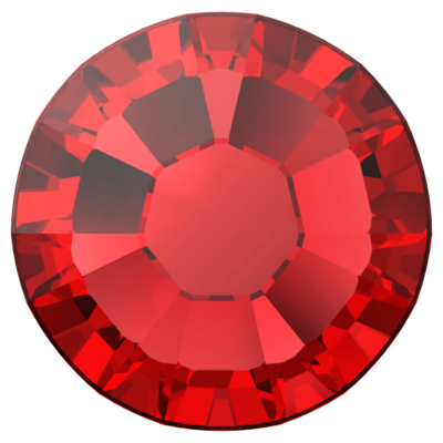 Light Siam (227) SS6 - Swarovski Xilion Rose 2038 Hotfix Flatback per 144 stuks