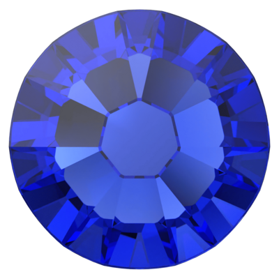 Majestic Blue (296) SS8 - Swarovski Xilion Rose 2038 Hotfix Flatback per 144 stuks
