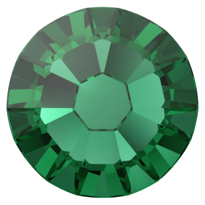 Majestic Green (336) SS10 - Swarovski Xilion Rose 2038 Hotfix Flatback per 144 stuks