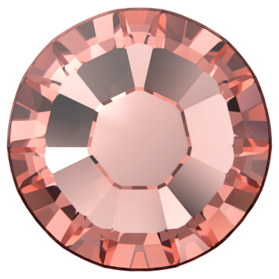 Rose Peach (262) SS8 - Swarovski Xilion Rose 2038 Hotfix Flatback per 144 stuks