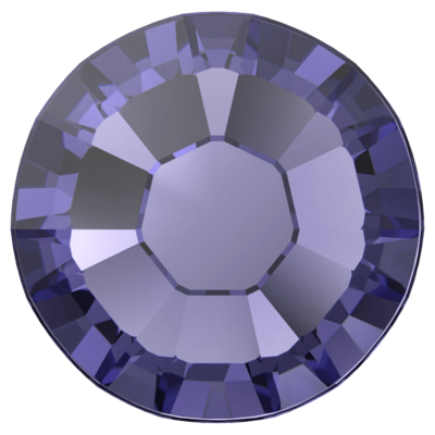 Tanzanite (539) SS10 - Swarovski Xilion Rose 2038 Hotfix Flatback per 144 stuks