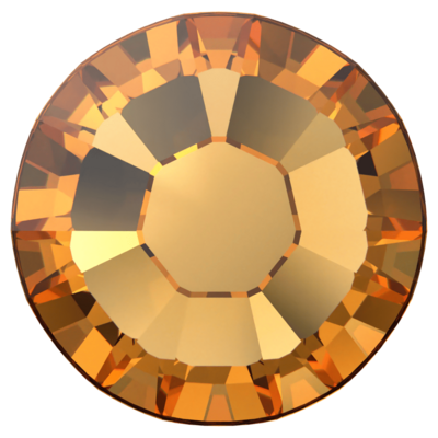 Topaz (203) SS10 - Swarovski Xilion Rose 2038 Hotfix Flatback per 144 stuks