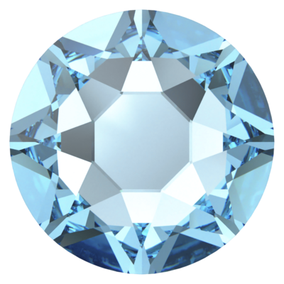 Aquamarine (202) SS20 - Swarovski Xirius Rose 2078 Hotfix Flatback per 144 stuks