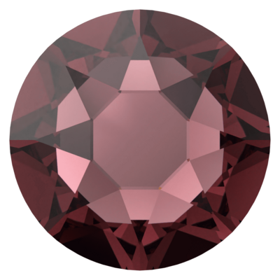 Burgundy (515) SS12 - Swarovski Xirius Rose 2078 Hotfix Flatback per 144 stuks