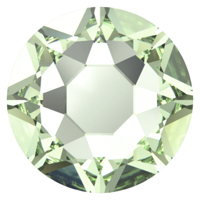 Chrysolite (238) SS34 - Swarovski Xirius Rose 2078 Hotfix Flatback per 36 stuks