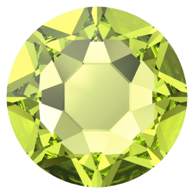 Citrus Green (337) SS40 - Swarovski Xirius Rose 2078 Hotfix Flatback per 36 stuks