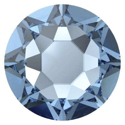Denim Blue (266) SS20 - Swarovski Xirius Rose 2078 Hotfix Flatback per 144 stuks