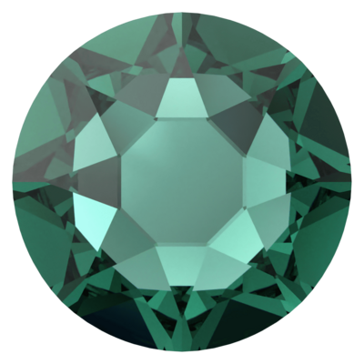 Emerald (205) SS40 - Swarovski Xirius Rose 2078 Hotfix Flatback per 36 stuks