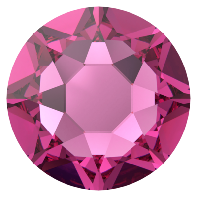 Fuchsia (502) SS16 - Swarovski Xirius Rose 2078 Hotfix Flatback per 144 stuks