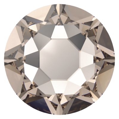 Greige (284) SS34 - Swarovski Xirius Rose 2078 Hotfix Flatback per 36 stuks