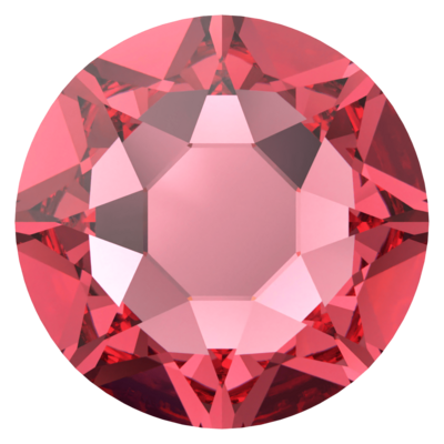 Indian Pink (289) SS34 - Swarovski Xirius Rose 2078 Hotfix Flatback per 36 stuks