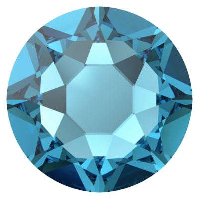 Indicolite (379) SS16 - Swarovski Xirius Rose 2078 Hotfix Flatback per 144 stuks