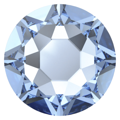 Light Sapphire (211) SS12 - Swarovski Xirius Rose 2078 Hotfix Flatback per 144 stuks