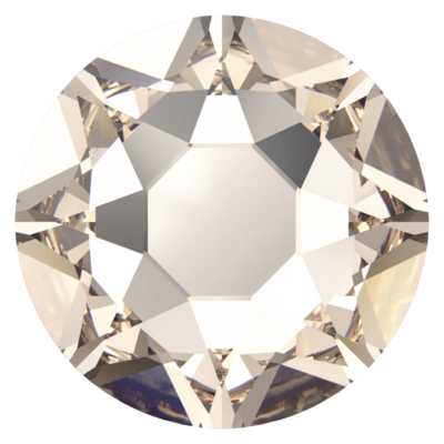 Light Silk (261) SS34 - Swarovski Xirius Rose 2078 Hotfix Flatback per 36 stuks