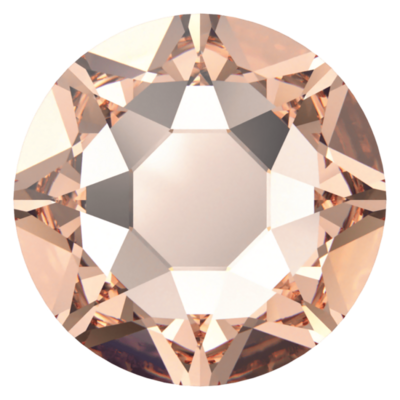 Light Peach (362) SS34 - Swarovski Xirius Rose 2078 Hotfix Flatback per 36 stuks