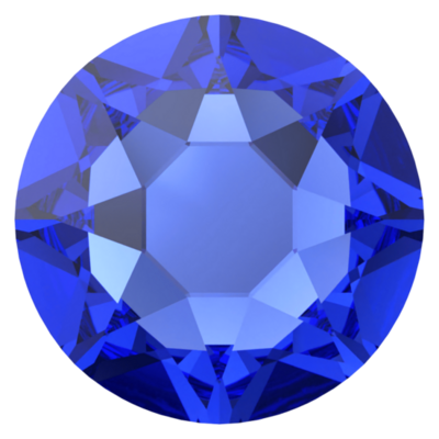 Majestic Blue (296) SS34 - Swarovski Xirius Rose 2078 Hotfix Flatback per 36 stuks