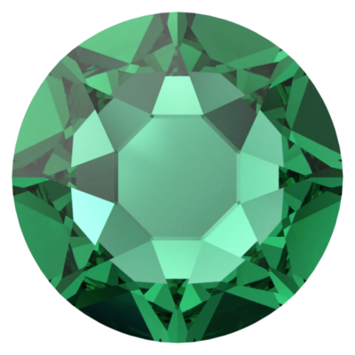 Majestic Green (336) SS40 - Swarovski Xirius Rose 2078 Hotfix Flatback per 36 stuks