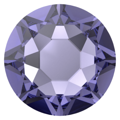 Tanzanite (539) SS30 - Swarovski Xirius Rose 2078 Hotfix Flatback per 36 stuks